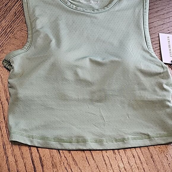 Weworewhat crop muscle tank top padded size S NWT - Picture 3 of 6